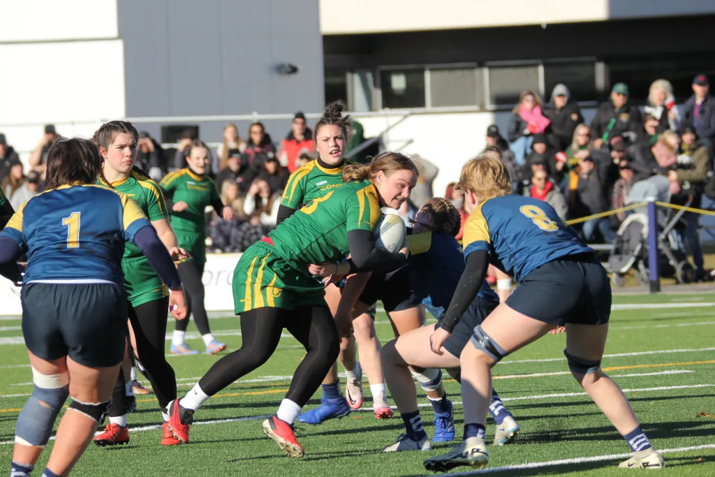 Équipe rugby en action