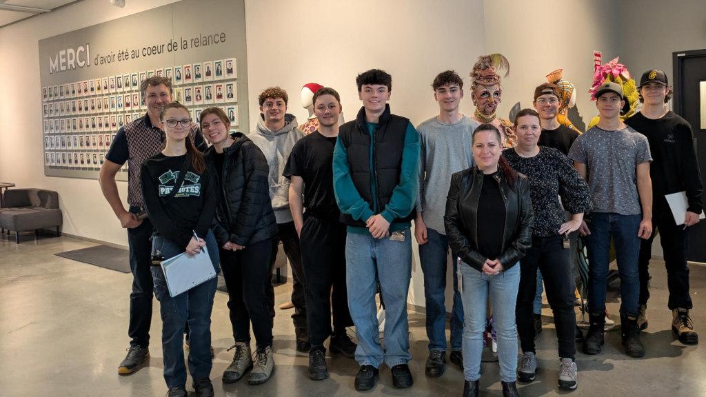 Les étudiantes et étudiants en Technologie du génie industriel visitent les coulisses du Cirque du Soleil